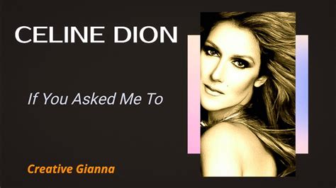 if you ask me to buy celine dion|celine dion video.